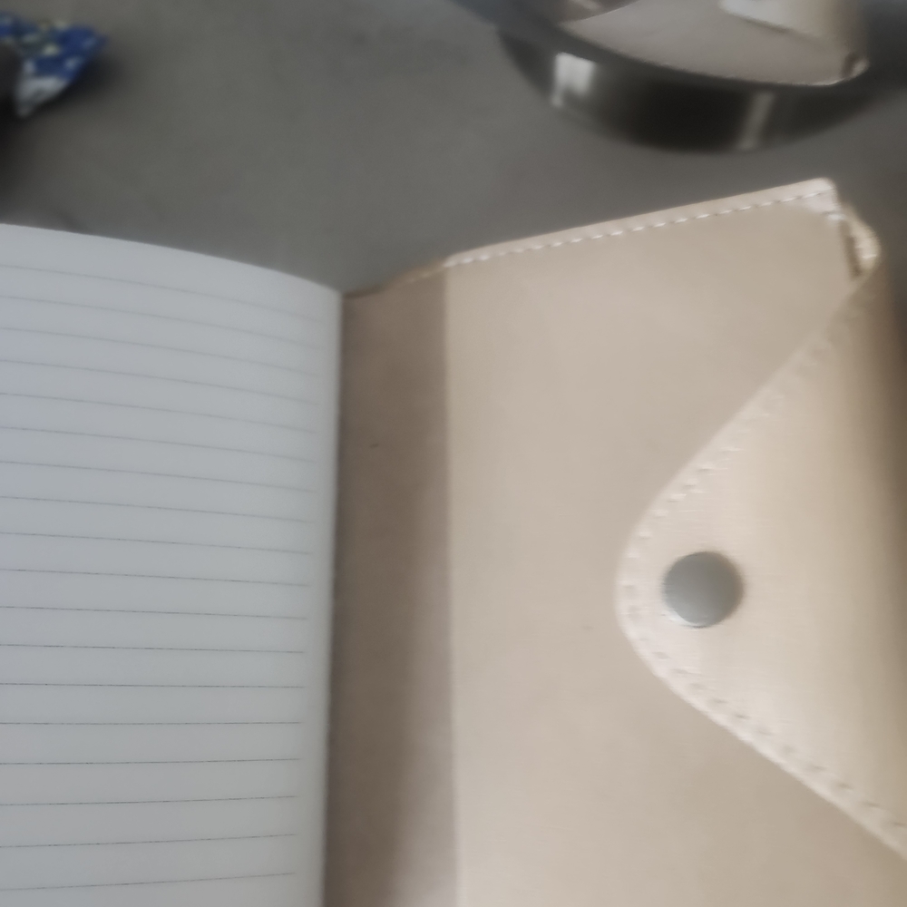 Portland Leather Wallet - color is Champagne - Picture 4 of 4